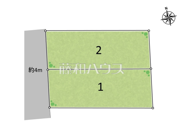 全体区画図　【杉並区宮前５丁目】