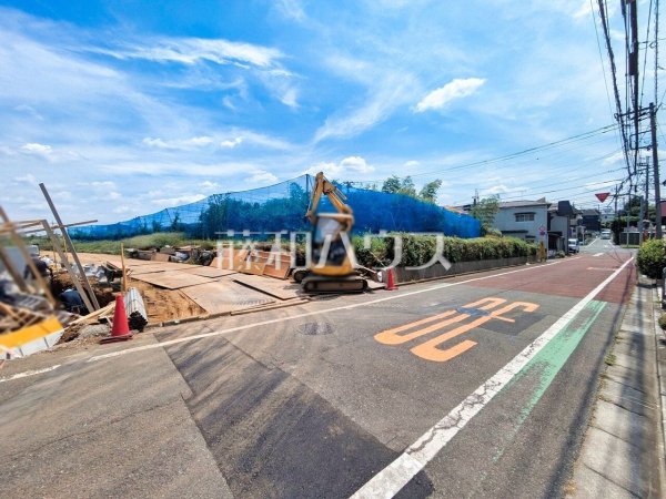 接道状況および現場風景　【東村山市恩多町１丁目】