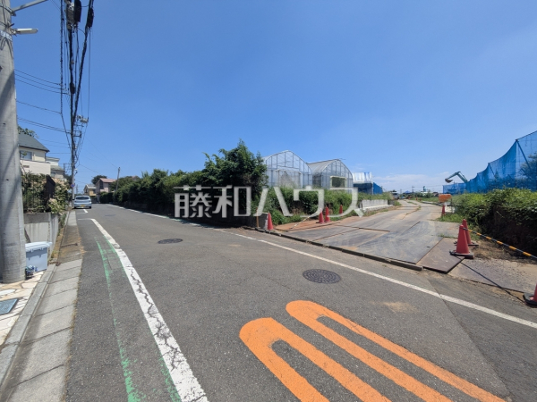 接道状況および現場風景　【東村山市恩多町１丁目】