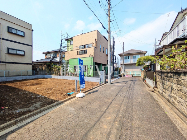 接道状況および現場風景 【志木市中宗岡3丁目】 接道状況および現場風景 【志木市中宗岡3丁目】