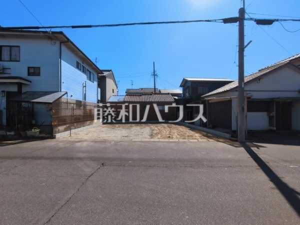 接道状況および現場風景　【北名古屋市片場八瀬の木】