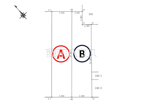 全体区画図　【春日井市鳥居松町４丁目】