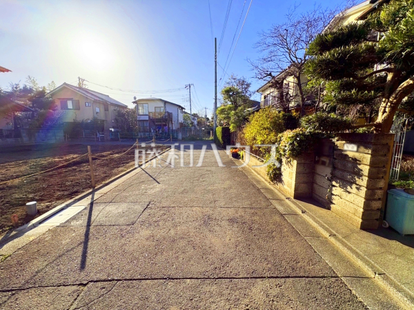 接道状況および現場風景　【調布市深大寺元町３丁目】