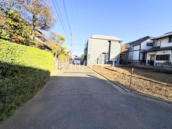 接道状況および現場風景　【調布市深大寺元町３丁目】