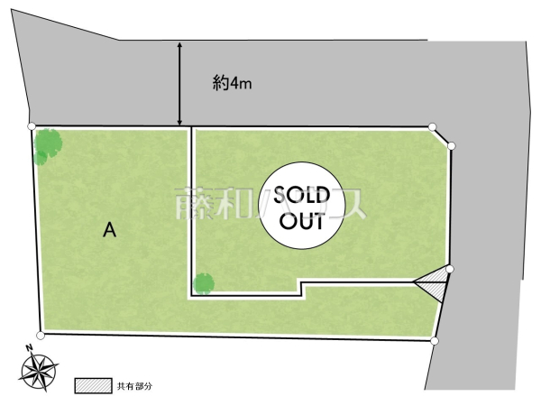 全体区画図　【東村山市諏訪町１丁目】