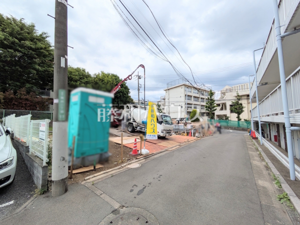 接道状況および現場風景　【練馬区貫井２丁目】