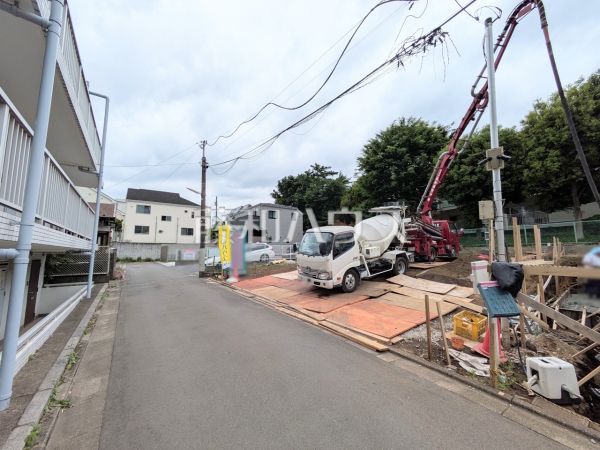 接道状況および現場風景　【練馬区貫井２丁目】