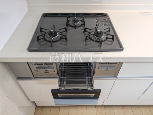 3口ガスコンロ　【志木市柏町１丁目】