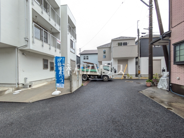接道状況および現場風景　【志木市柏町１丁目】