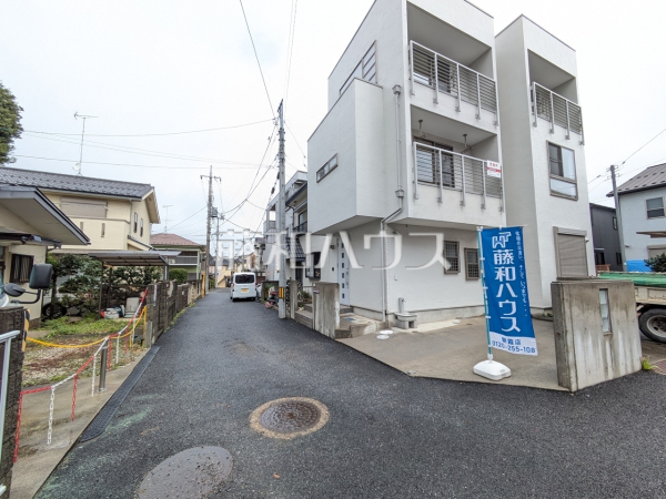 接道状況および現場風景　【志木市柏町１丁目】
