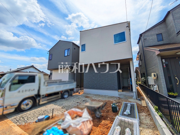 現場風景(1号棟、2号棟側)　【春日井市高山町２丁目】