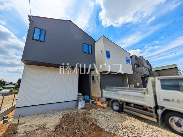 現場風景(1号棟、2号棟側)　【春日井市高山町２丁目】