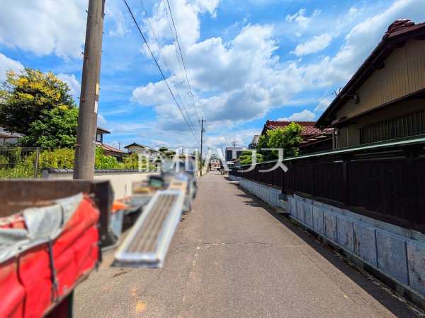 接道状況および現場風景　【春日井市高山町２丁目】
