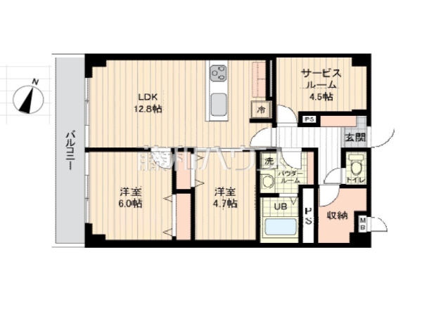 間取図　【八王子スカイマンション】