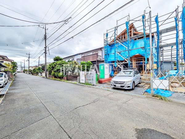 接道状況および現場風景　【日野市栄町３丁目】