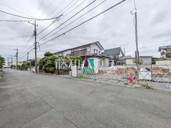 接道状況および現場風景　【日野市栄町３丁目】