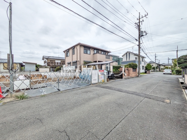 接道状況および現場風景　【日野市栄町３丁目】