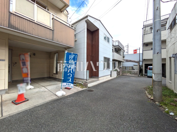 接道状況および現場風景　【和光市諏訪】