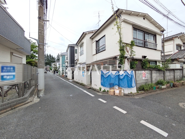 接道状況および現場風景　【練馬区石神井台８丁目】