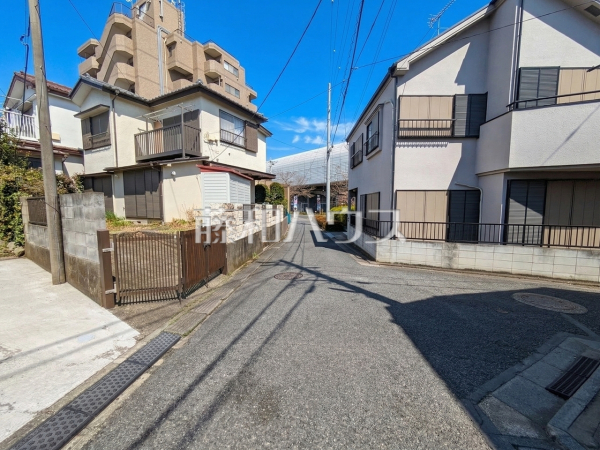 接道状況および現場風景　【練馬区大泉学園町１丁目】