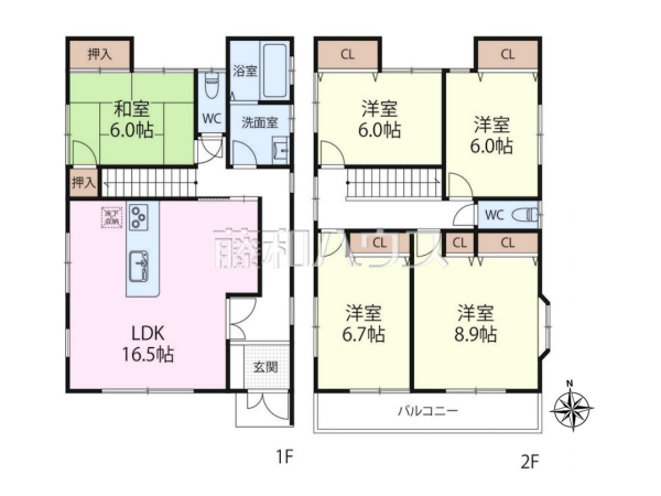 間取図　【春日井市長塚町１丁目】