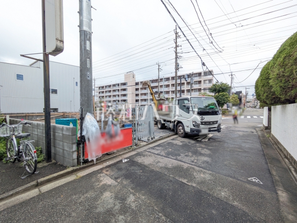 接道状況および現場風景　【八王子市元本郷町２丁目】