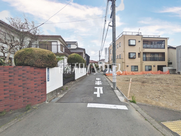 接道状況および現場風景　【八王子市元本郷町２丁目】