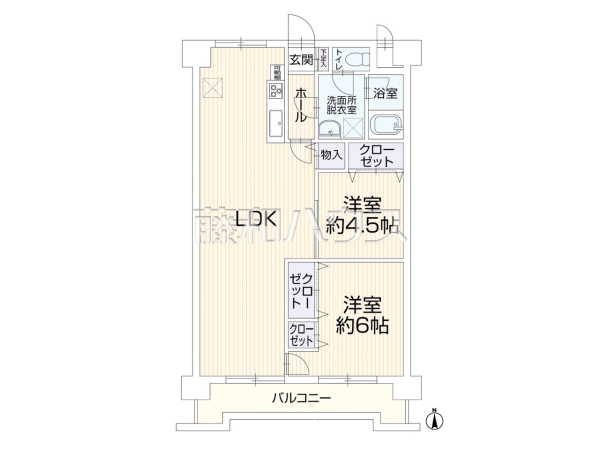 間取図　【第三住吉ハイツ】