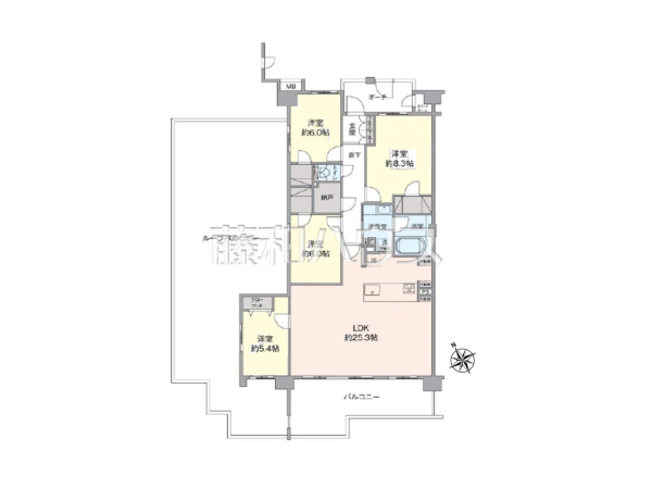間取図　【エンゼルラクシィ南大沢】