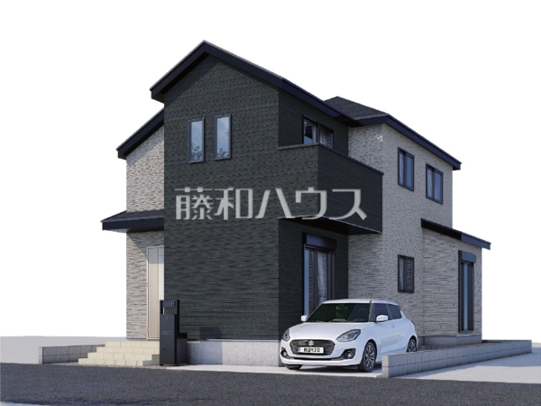 完成予想図（外観）　【清瀬市竹丘２丁目】