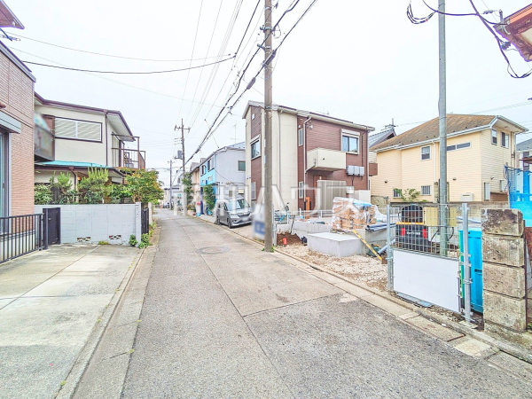 接道状況および現場風景　【府中市新町２丁目】