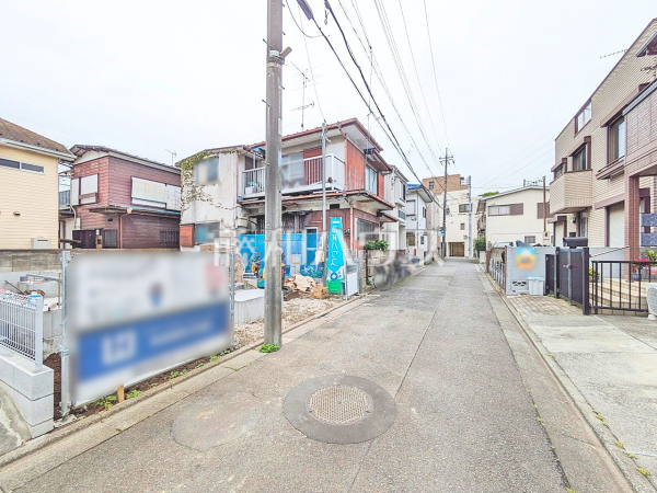 接道状況および現場風景　【府中市新町２丁目】