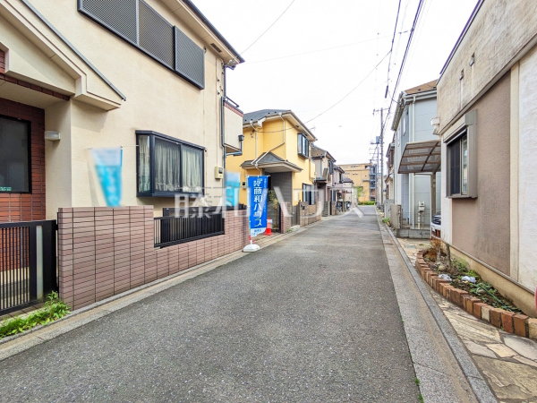 接道状況および現場風景　【新座市西堀１丁目】