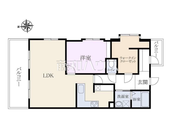 間取図　【エクシオ花小金井】