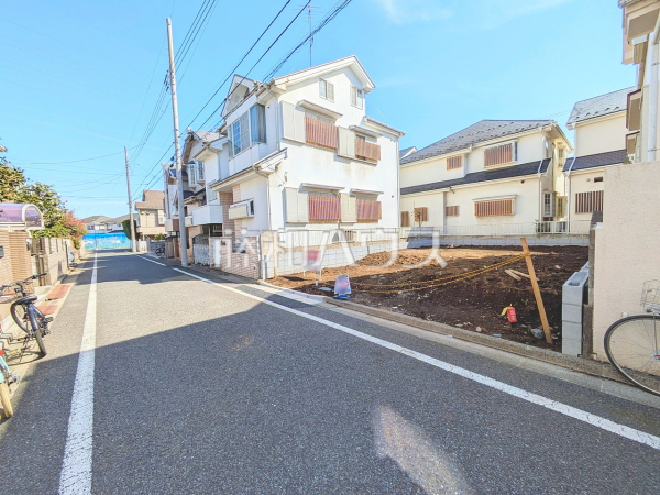 接道状況および現場風景　【練馬区南大泉１丁目】