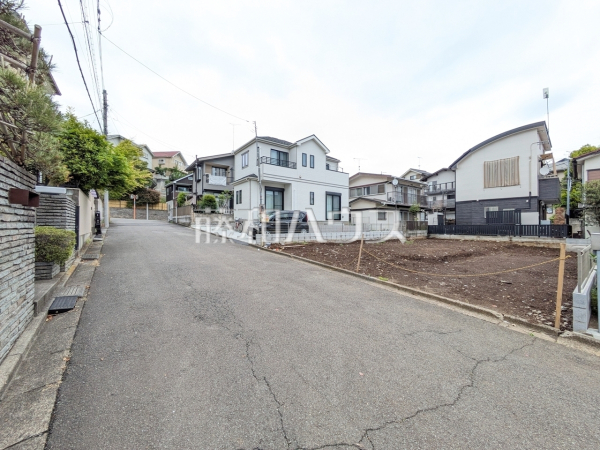 接道状況および現場風景　【東大和市湖畔１丁目】