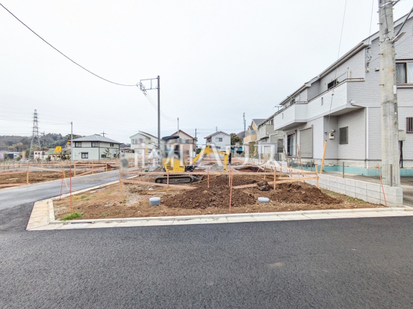 1号棟　接道状況および現場風景　【八王子市宮下町】