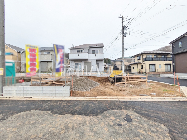 1号棟　接道状況および現場風景　【八王子市宮下町】