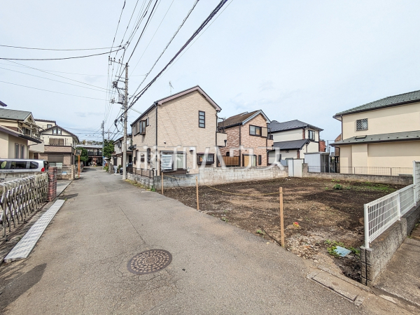 接道状況および現場風景　【立川市砂川町２丁目】