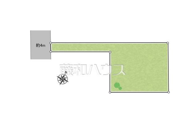 全体区画図　【立川市一番町２丁目】