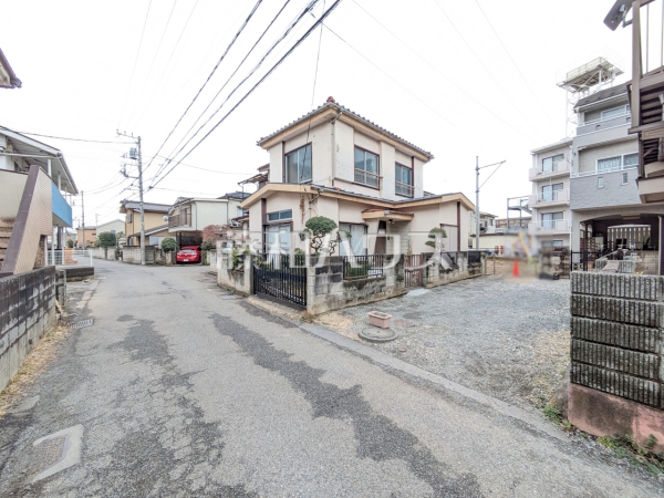 接道状況および現場風景　【立川市砂川町８丁目】