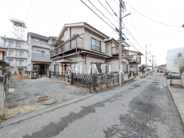 接道状況および現場風景　【立川市砂川町８丁目】