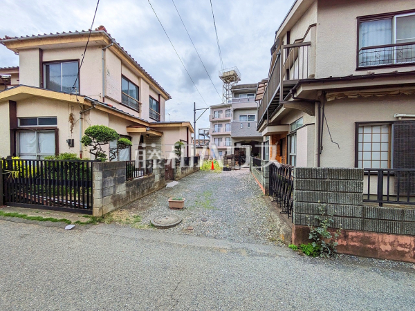 接道状況および現場風景　【立川市砂川町８丁目】