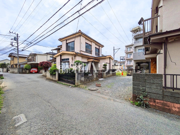 接道状況および現場風景　【立川市砂川町８丁目】