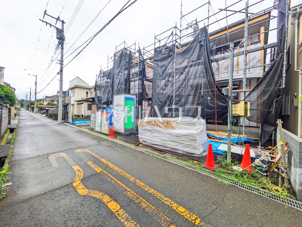 接道状況および現場風景　【八王子市富士見町】