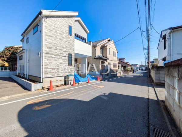 接道状況および現場風景　【清瀬市野塩１丁目】