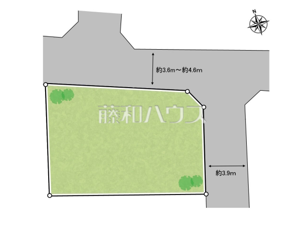 全体区画図　【東村山市青葉町３丁目】