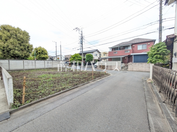 接道状況および現場風景　【東村山市青葉町３丁目】