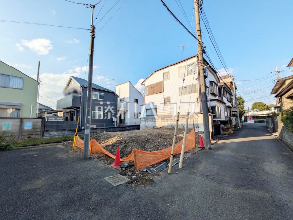 接道状況および現場風景　【調布市佐須町２丁目】