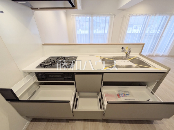 キッチンのスライド収納　【ライオンズテラス高幡不動】